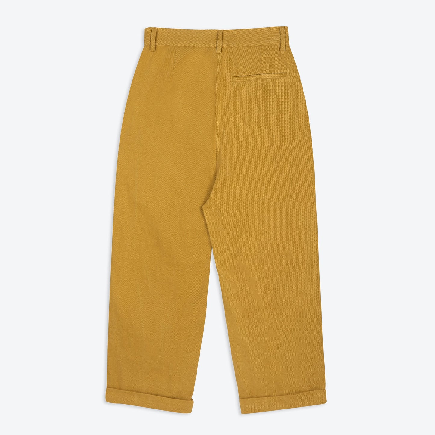 Lowie Drill Ochre Pleat Front Trouser