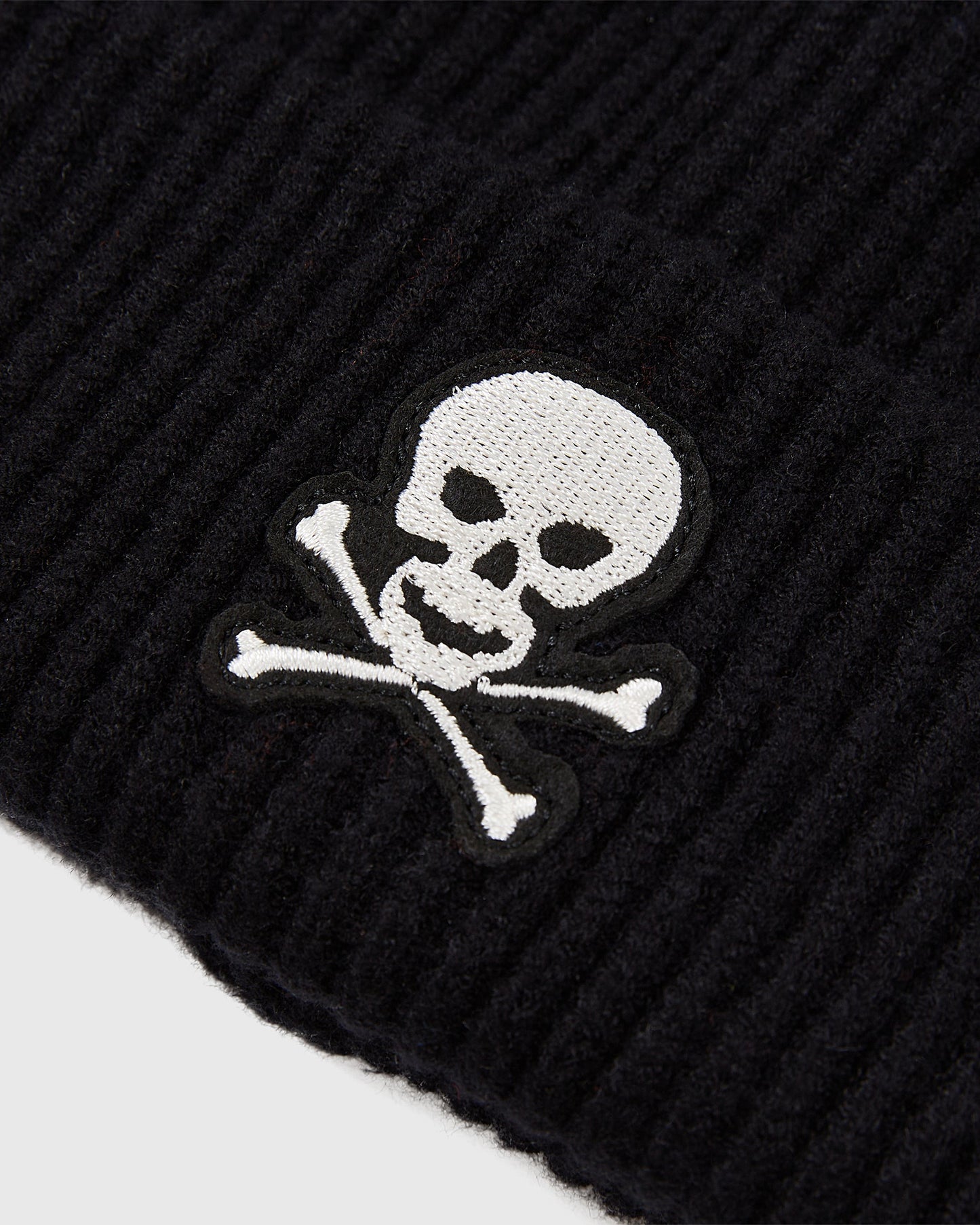 Sioux City Ghosts Embroidered Felt Ribbed Beanie