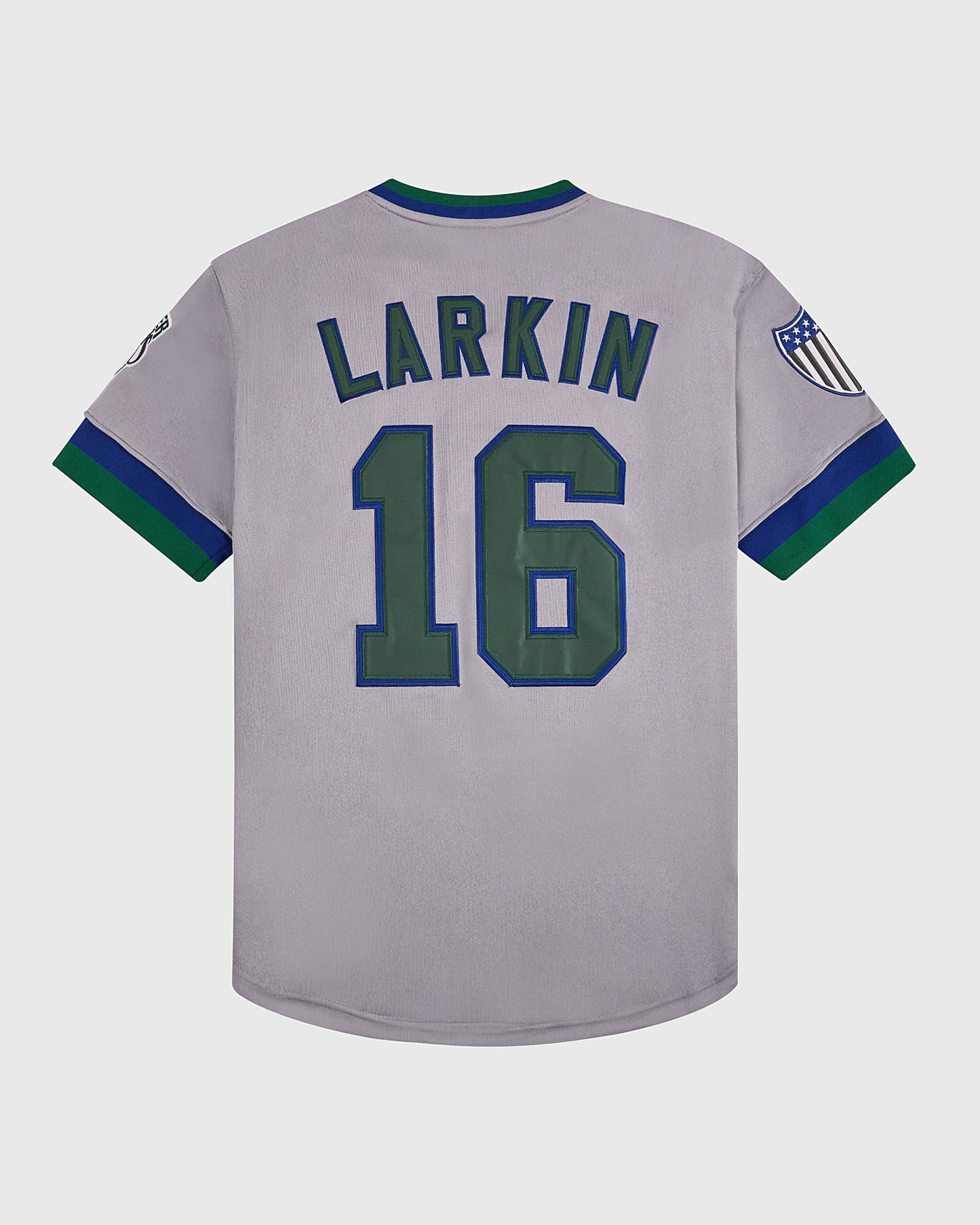 Barry Larkin Denver Zephyrs Button Up Jersey