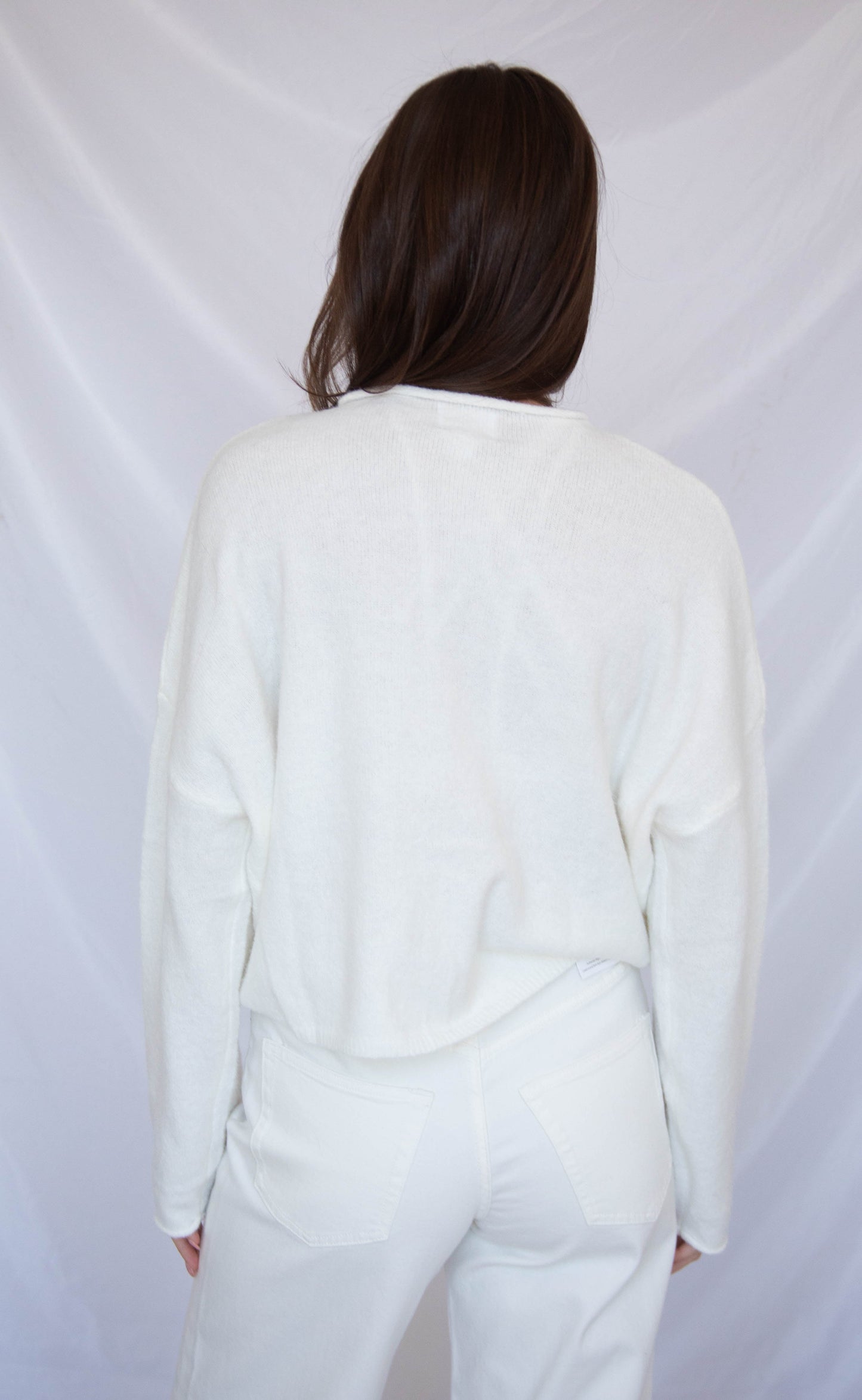beat of your heart cardigan - white