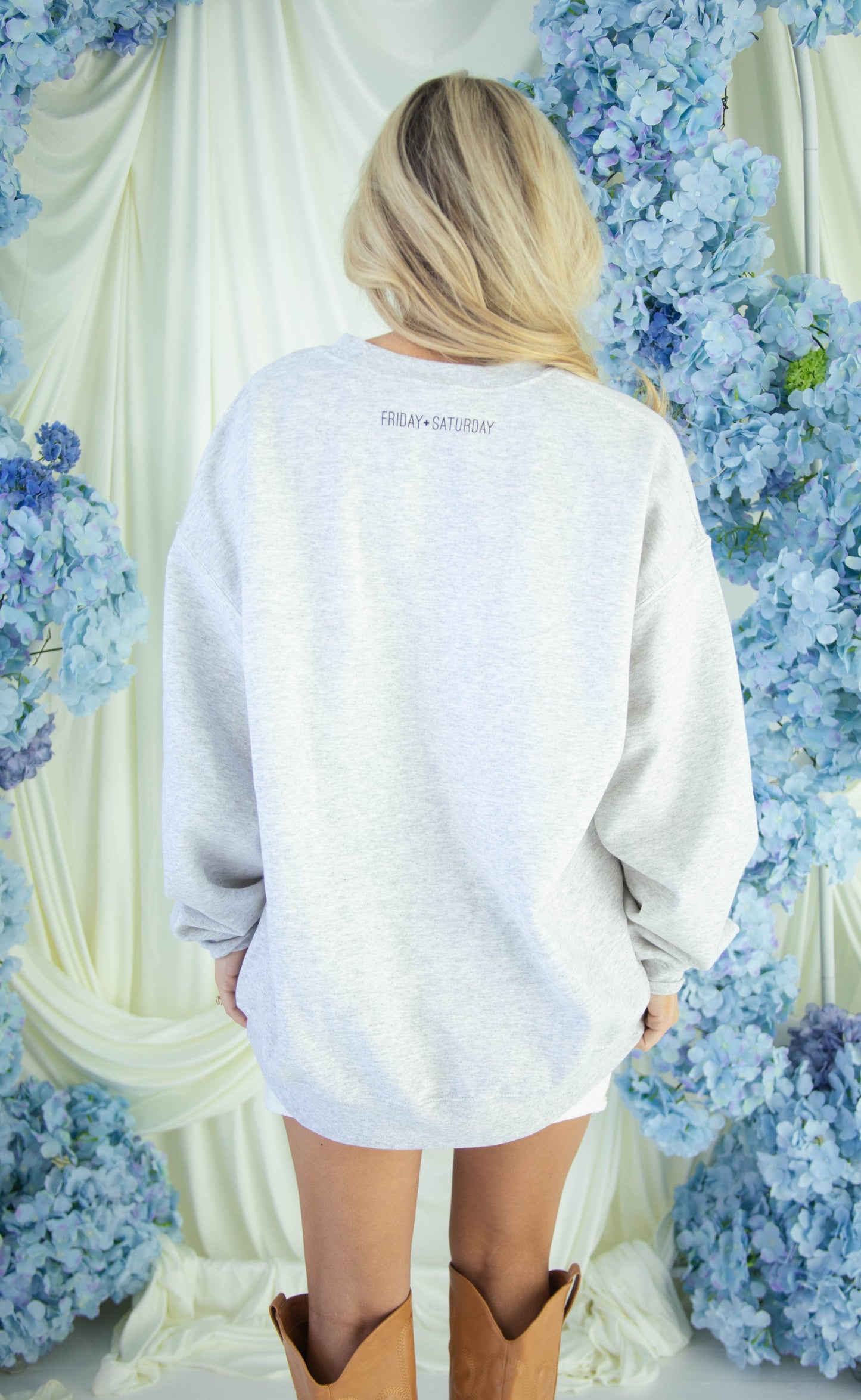 friday + saturday: found her cowboy sweatshirt