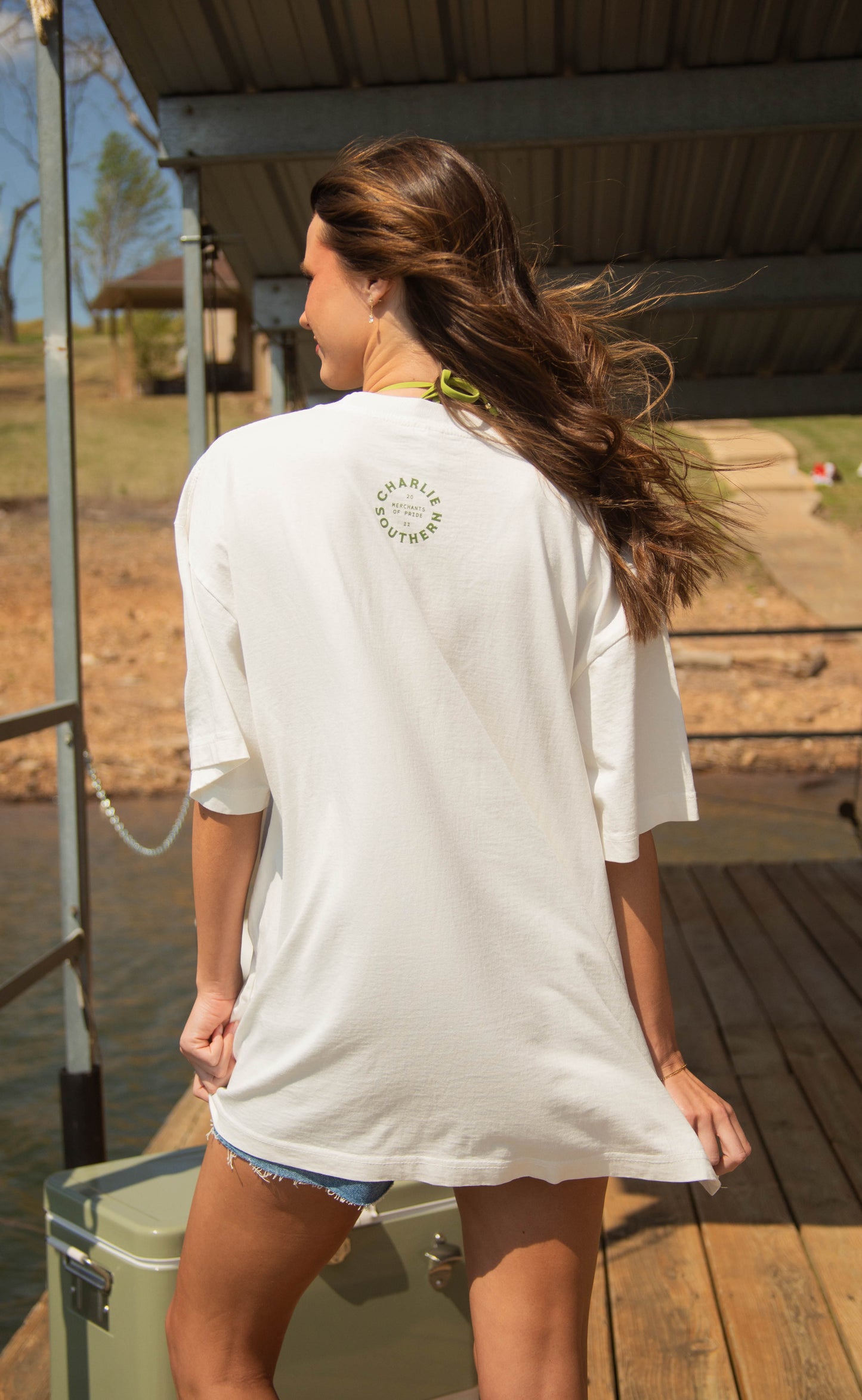 charlie southern: bikini tee - paisley