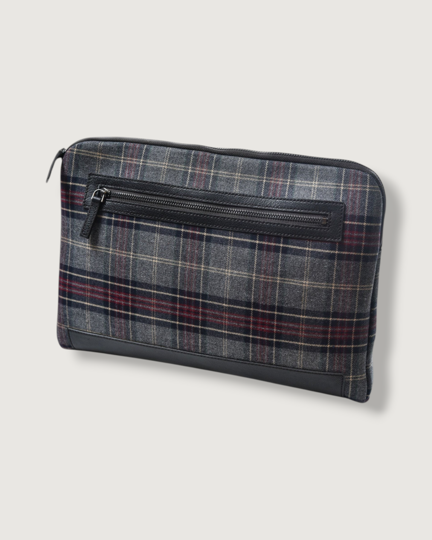 Maidstone Laptop Cover - Charcoal Multi-Color Plaid