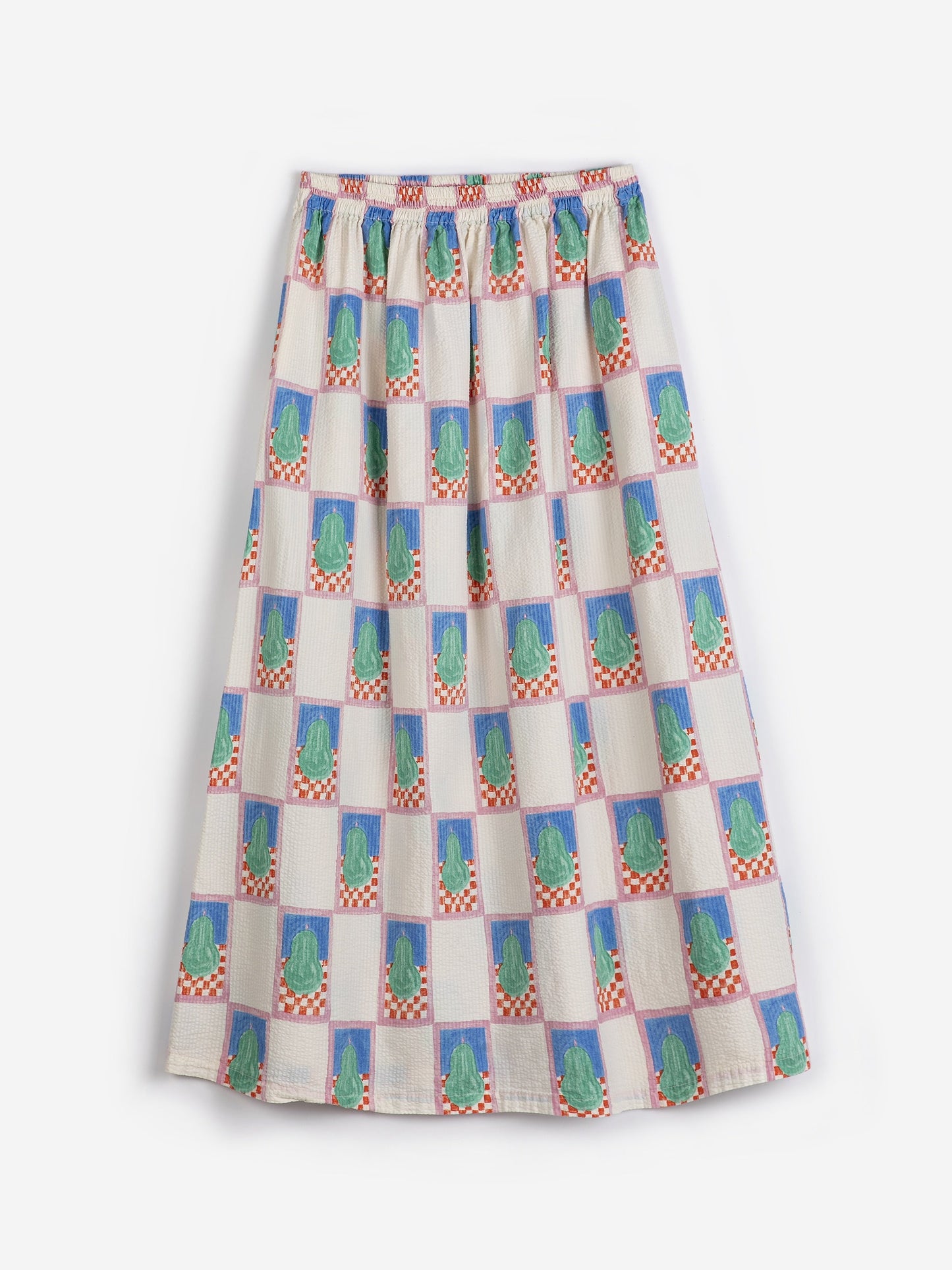 Bobo Choses Pear Pattern Evasé Skirt