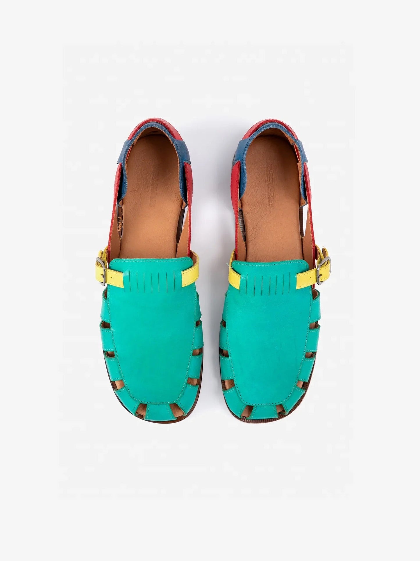 Bobo Choses Pickles Colour Block Leather Sandal