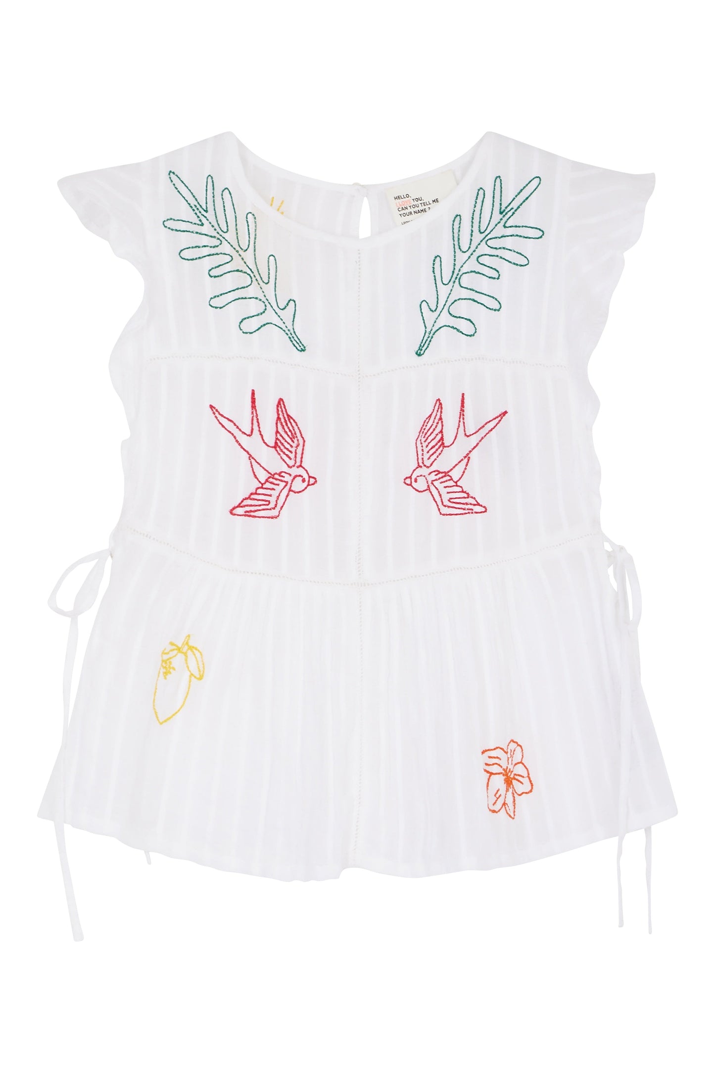 Leon & Harper Conor Embroided Blouse