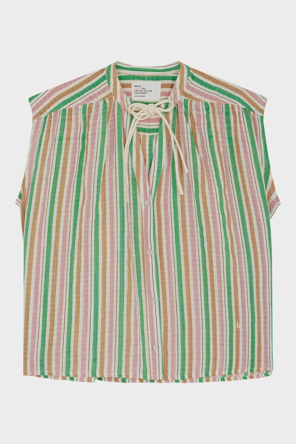 Leon & Harper Coti Stripe Blouse