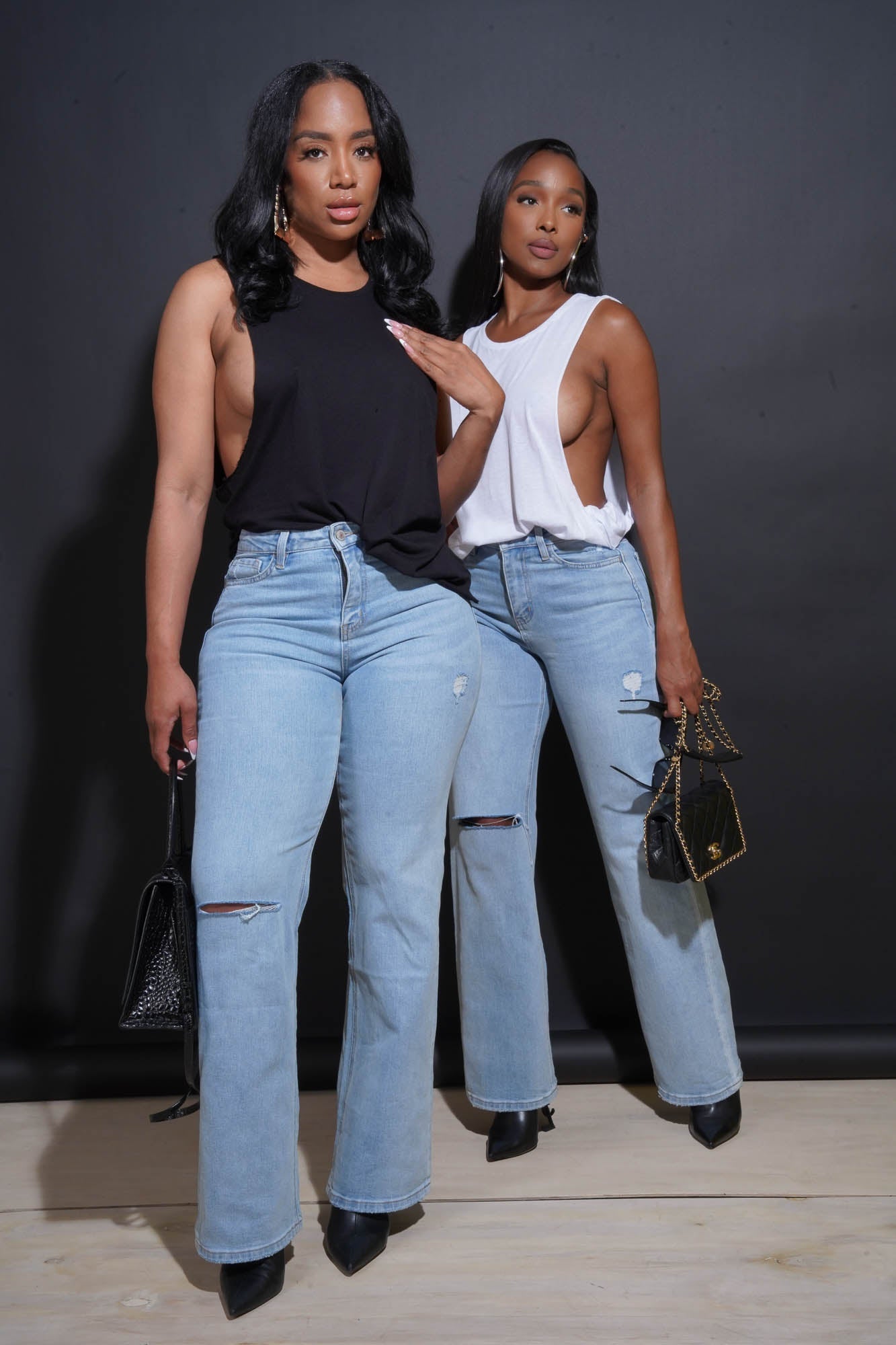 Brunch Date High Rise Denim - Light Wash Flare Jeans