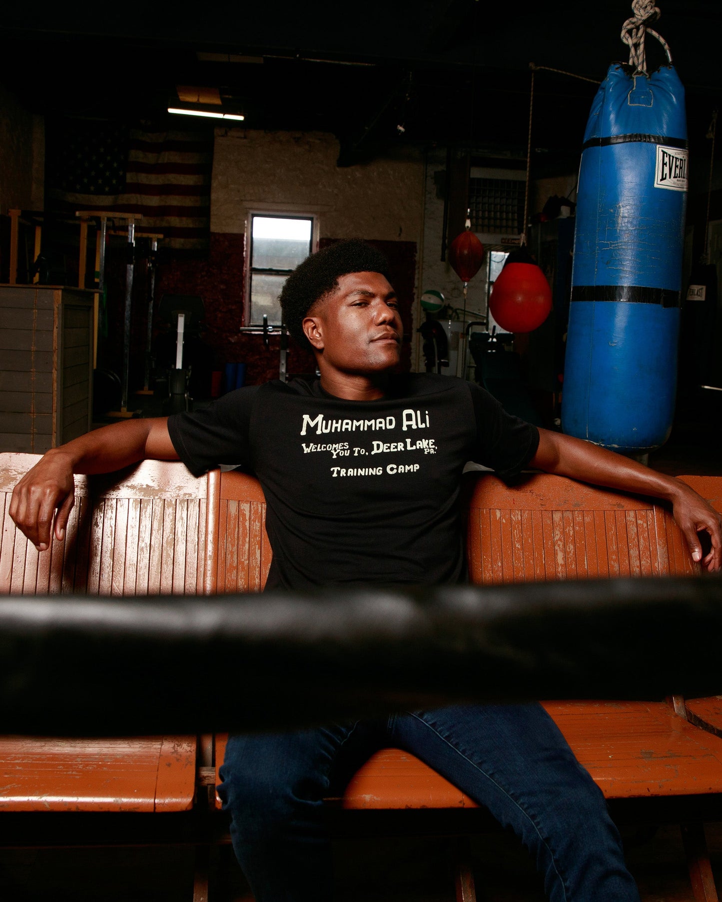 Muhammad Ali 'Deer Lake Training Camp' Short Sleeve Graphic Tee