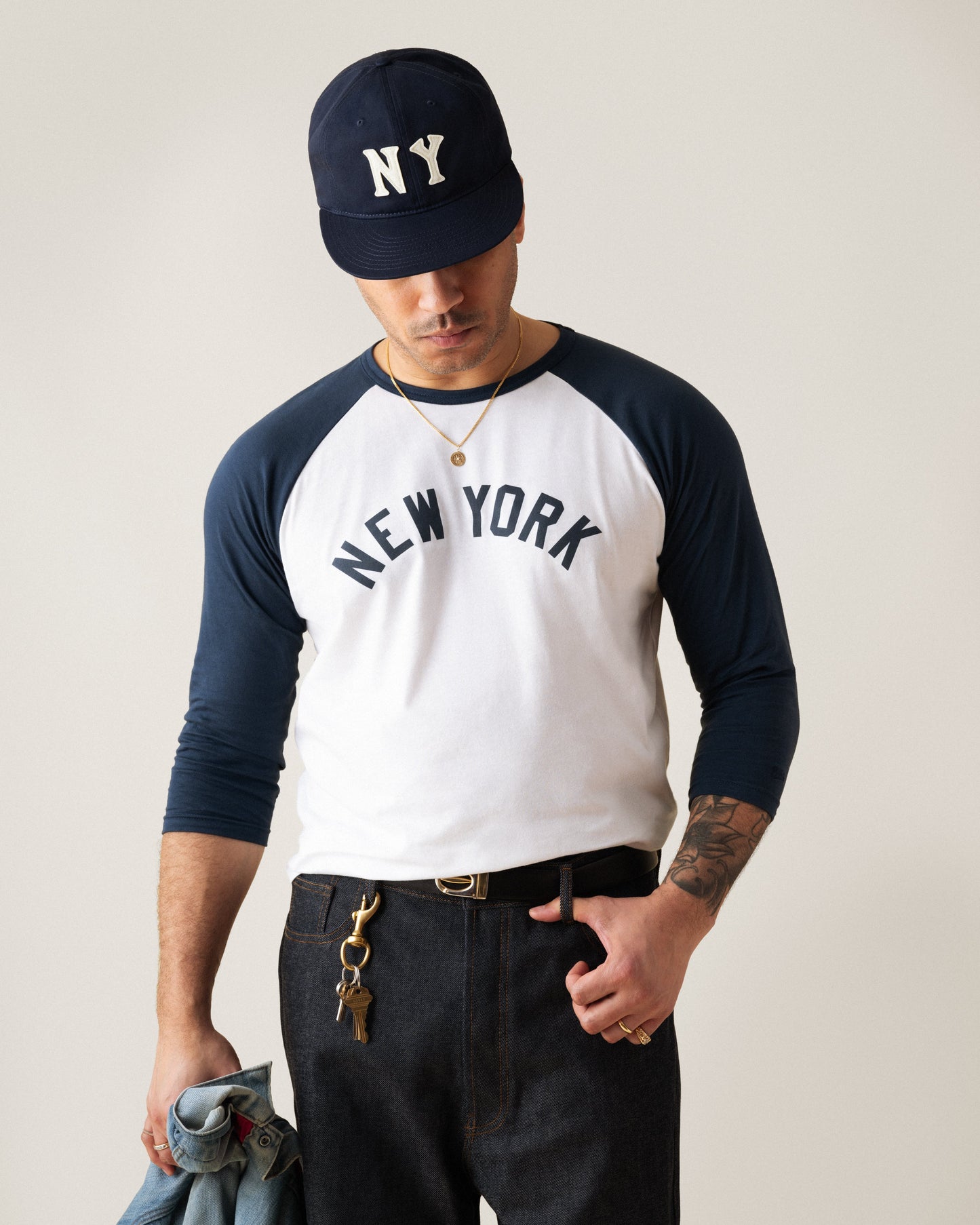 New York Black Yankees Vintage Baseball Tee