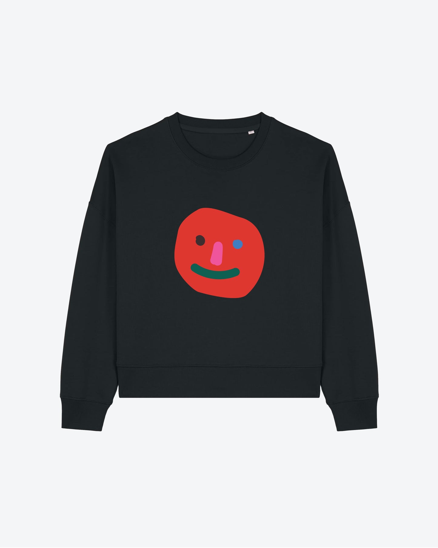 Miss PomPom Funny Face Sweatshirt