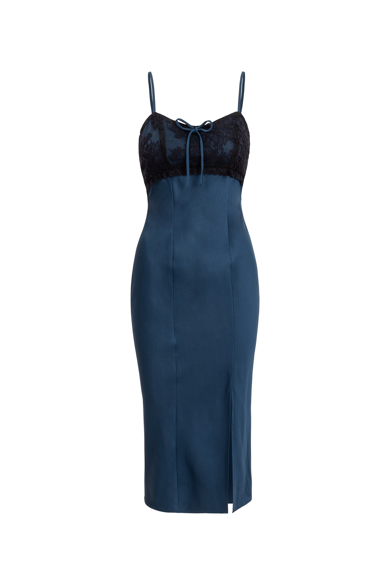 Hayes Dress in Navy & Black