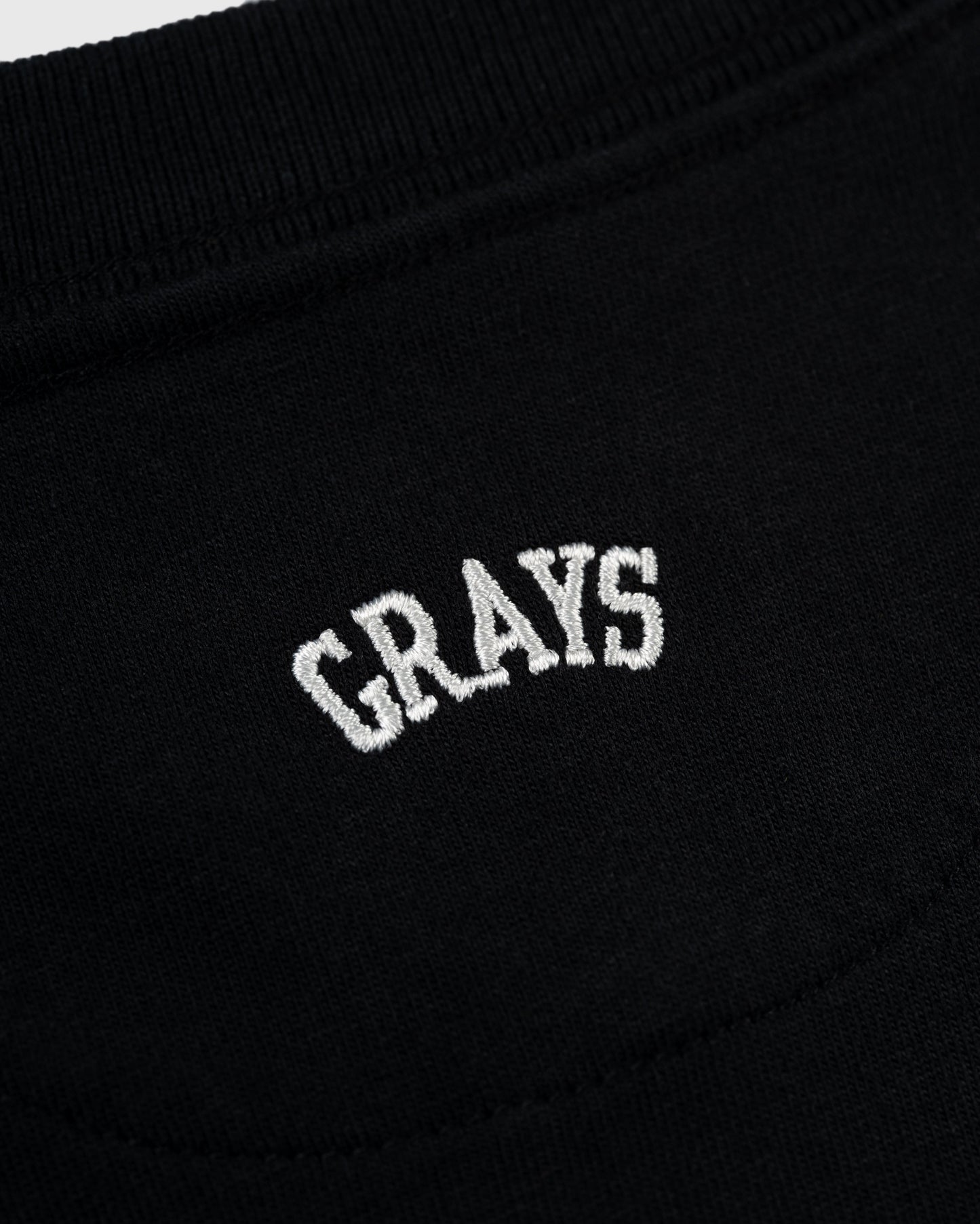 Homestead Grays Embroidered 'G' Long Sleeve Pocket Tee