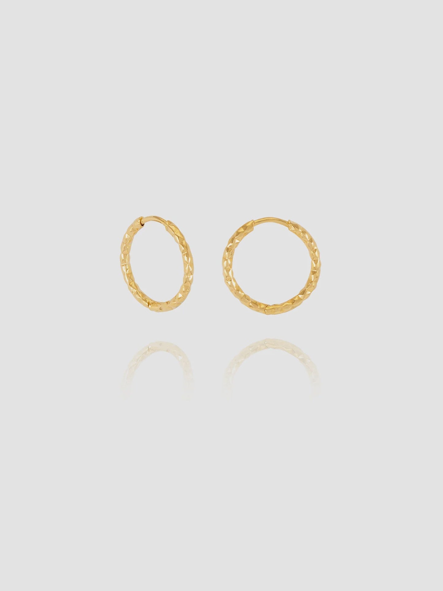 Rachel Jackson Sun Huggie Hoop Earrings