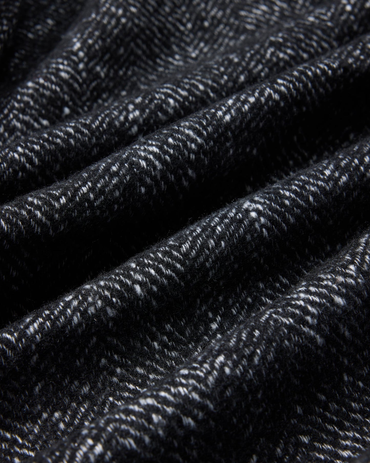 Bogie Wool Herringbone Car Coat - Charcoal