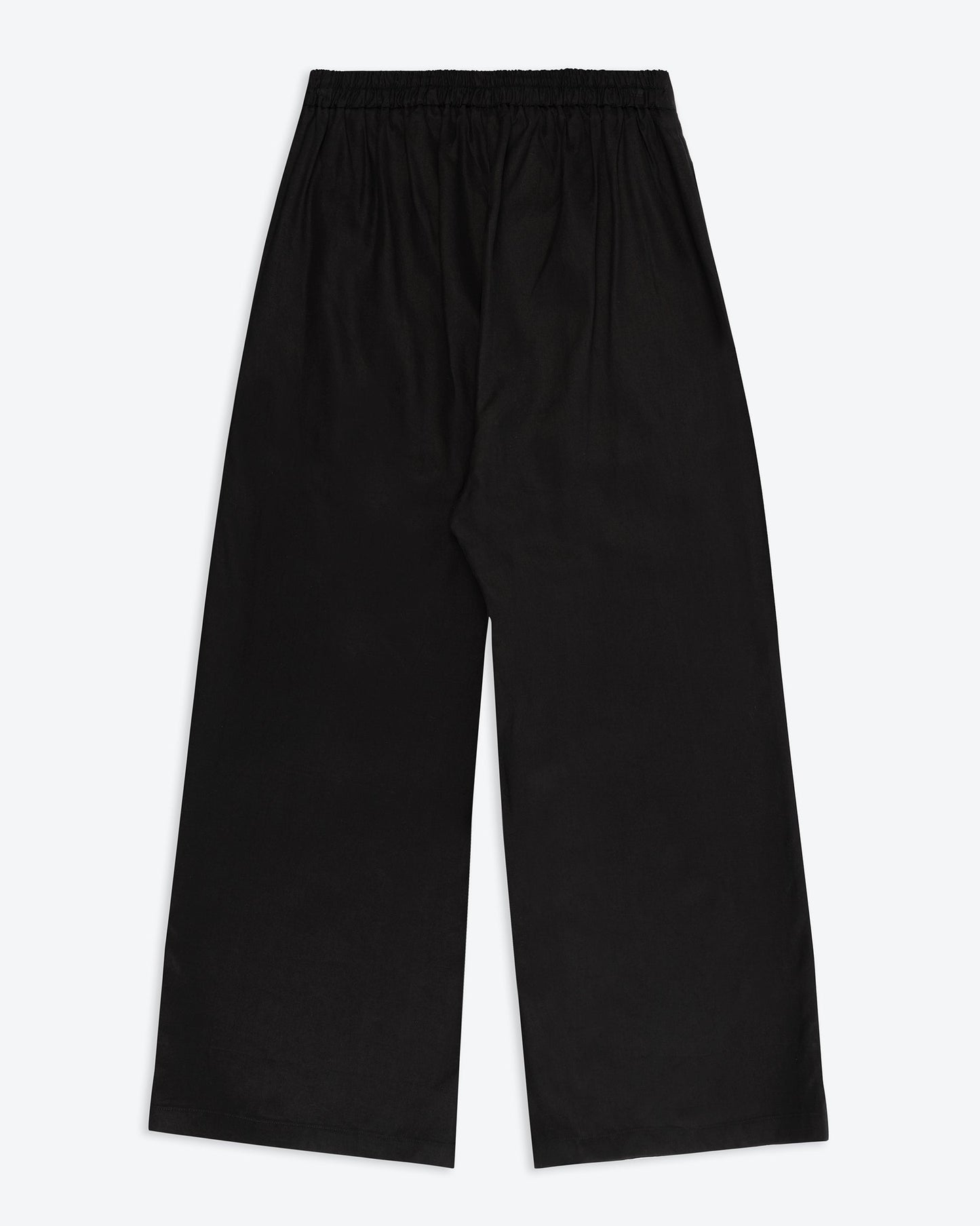 Lowie Black Lyocell Wide Leg Trouser