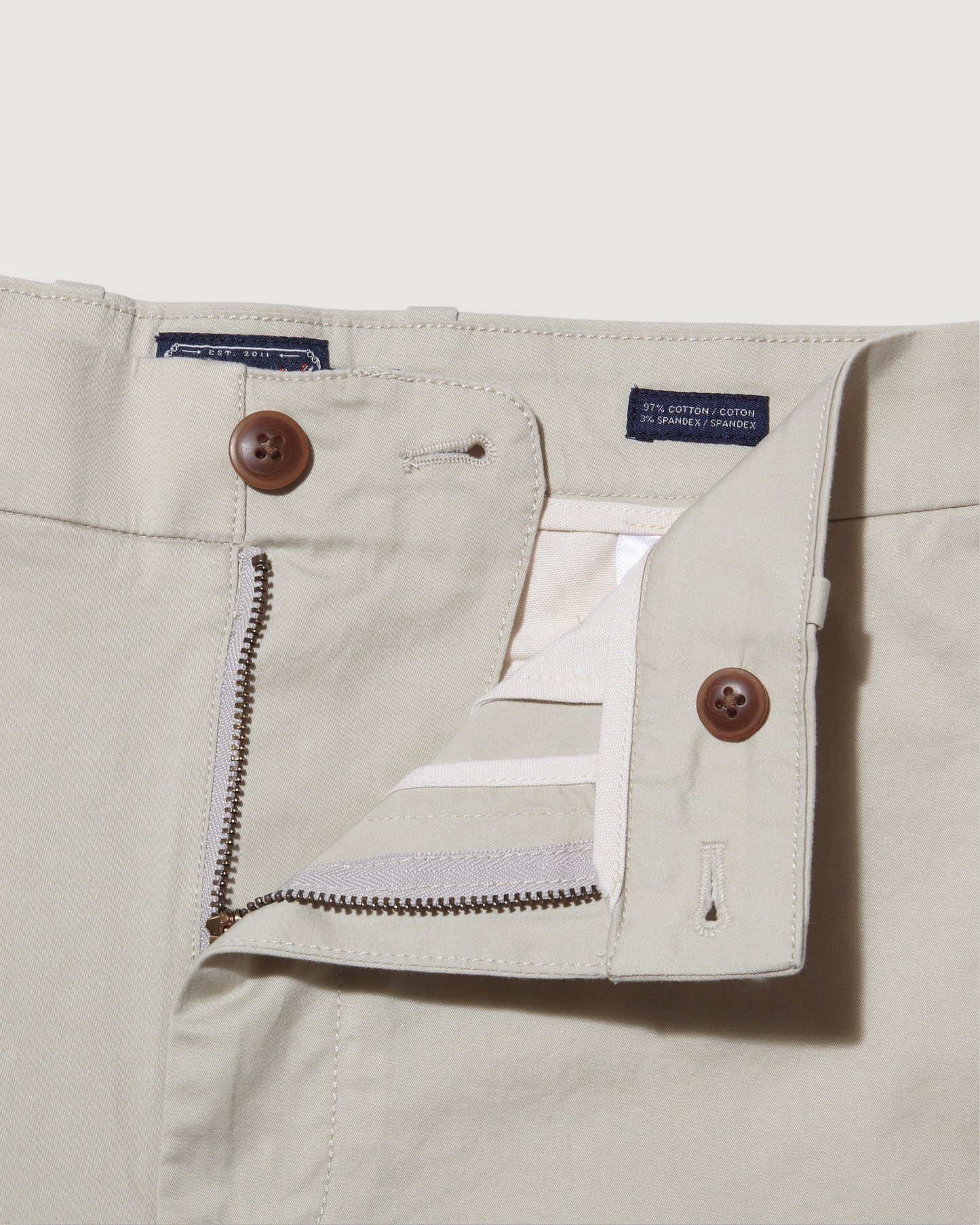 Thompson Flex Stretch Chino (Relaxed Fit) - Birch