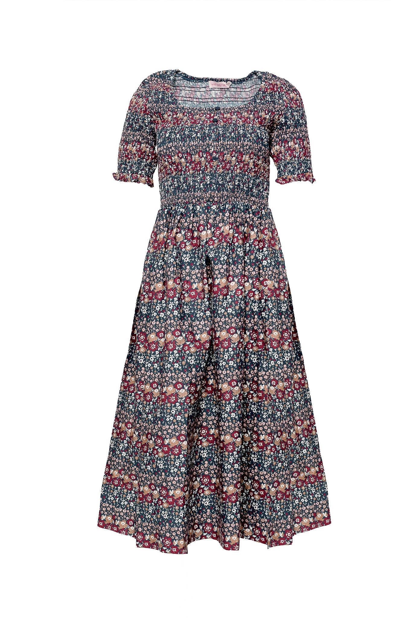 Parker Dress in Dusk Floral Medley