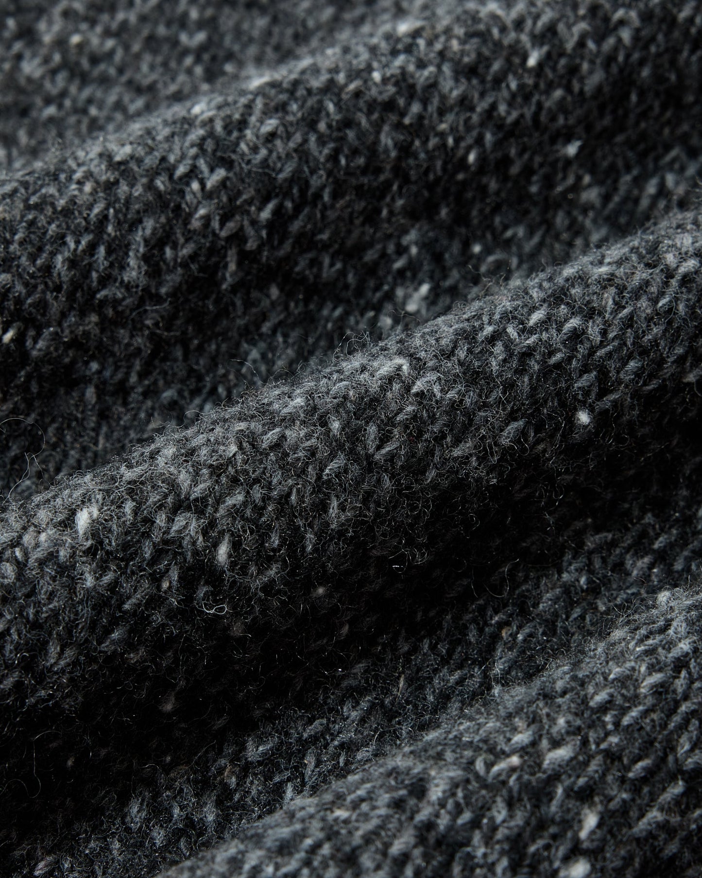 Donegal Wool Crew - Charcoal