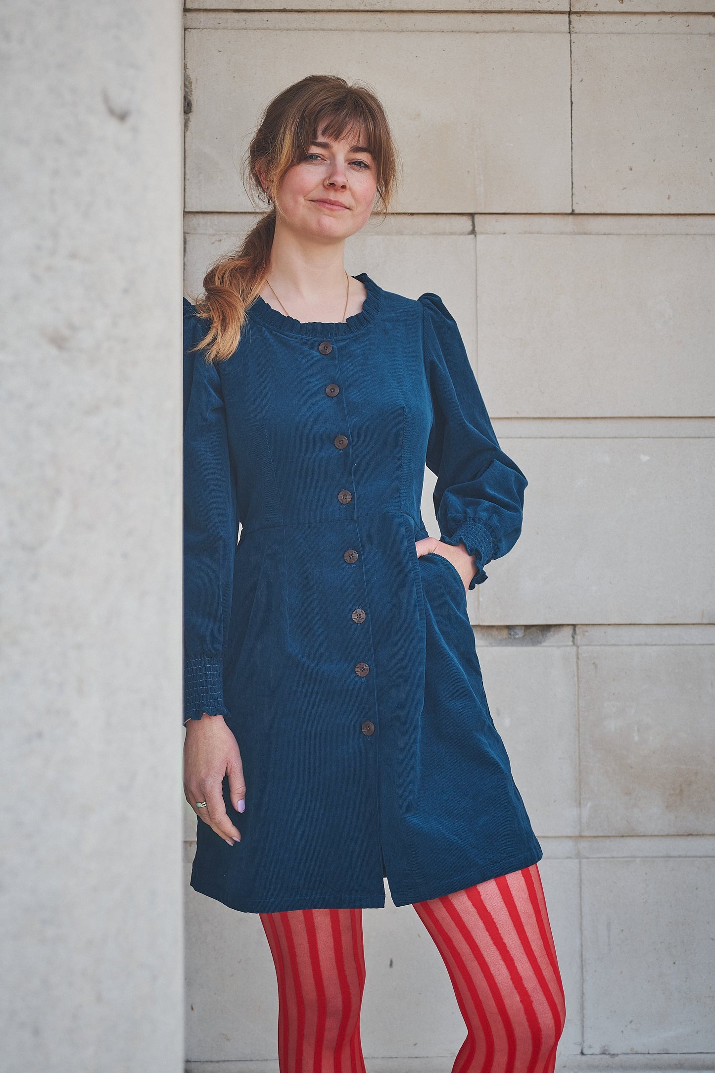 Lowie Needlecord Short Dress