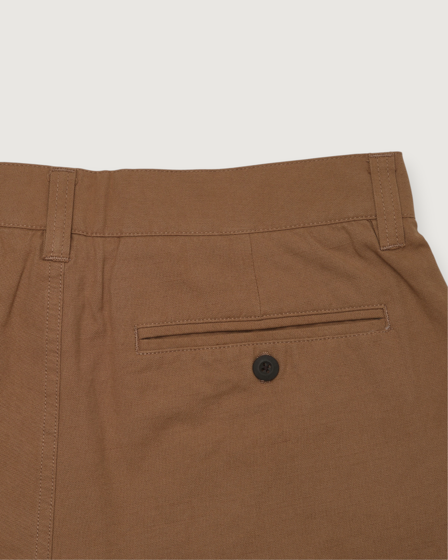 Bimini Linen Blend Shorts 8" - Coffee