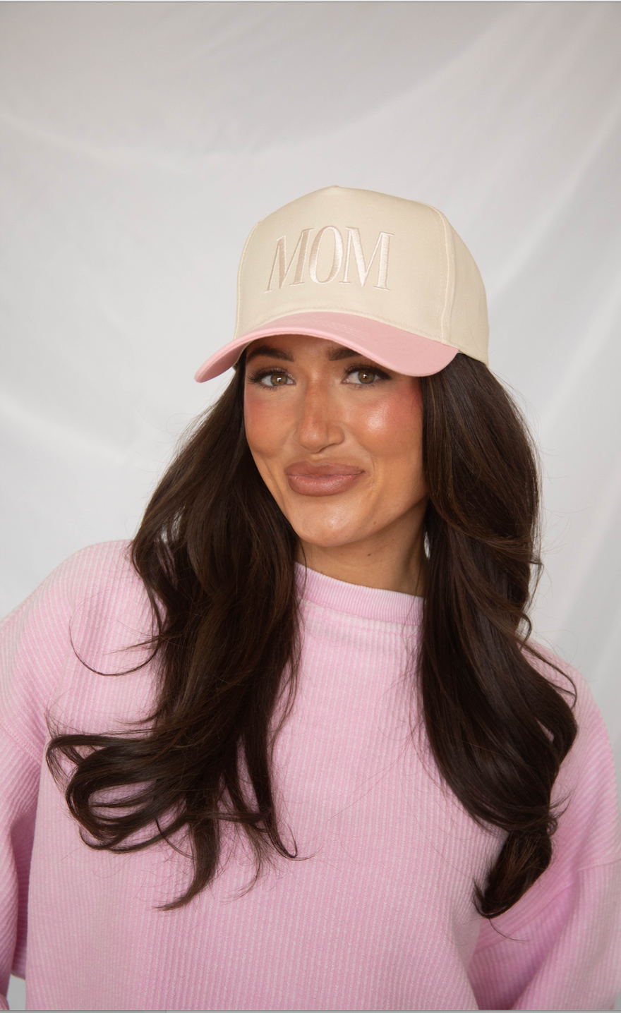 friday + saturday: mom trucker - pink