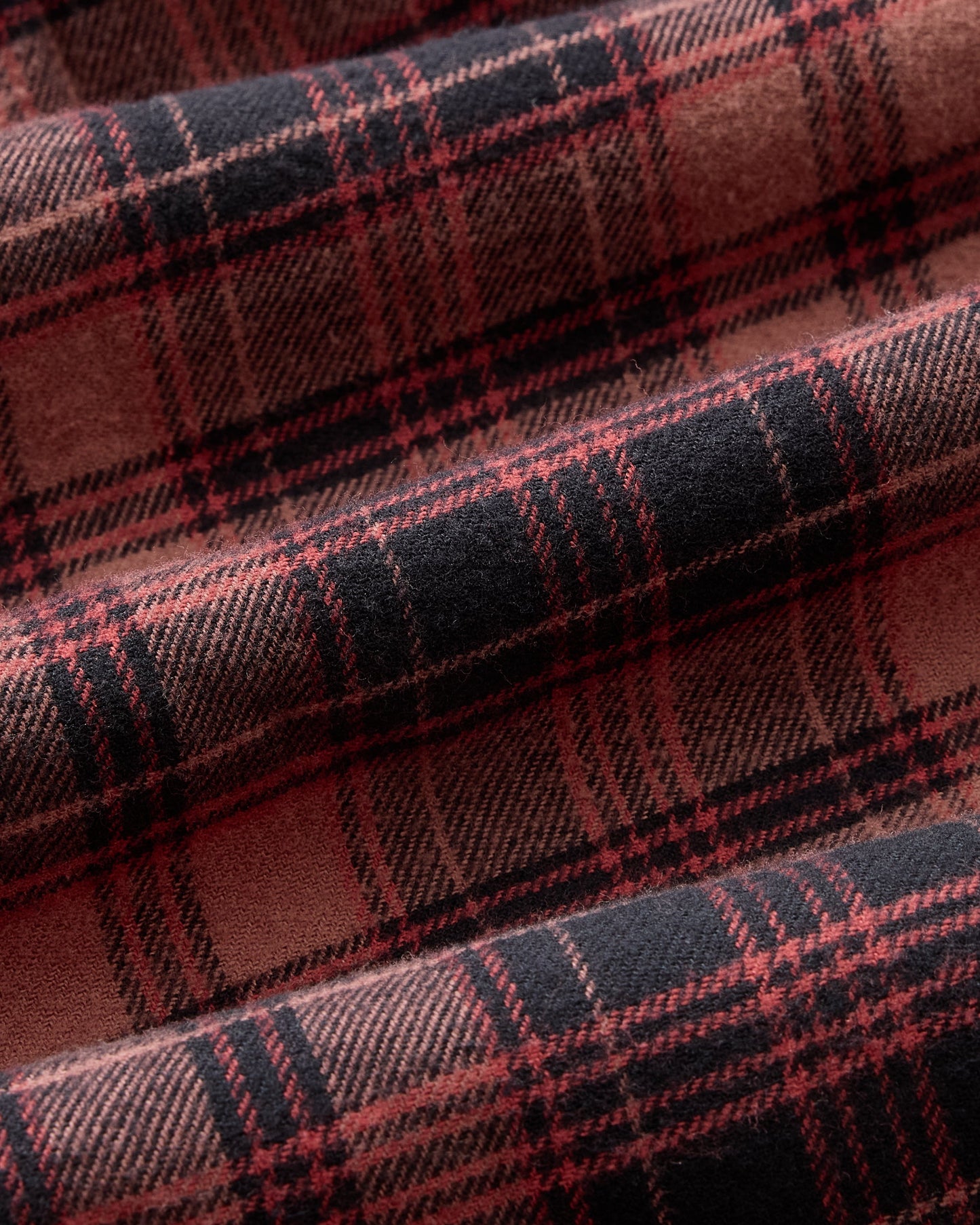 Shady Grove Stretch Flannel - Red Mahogany