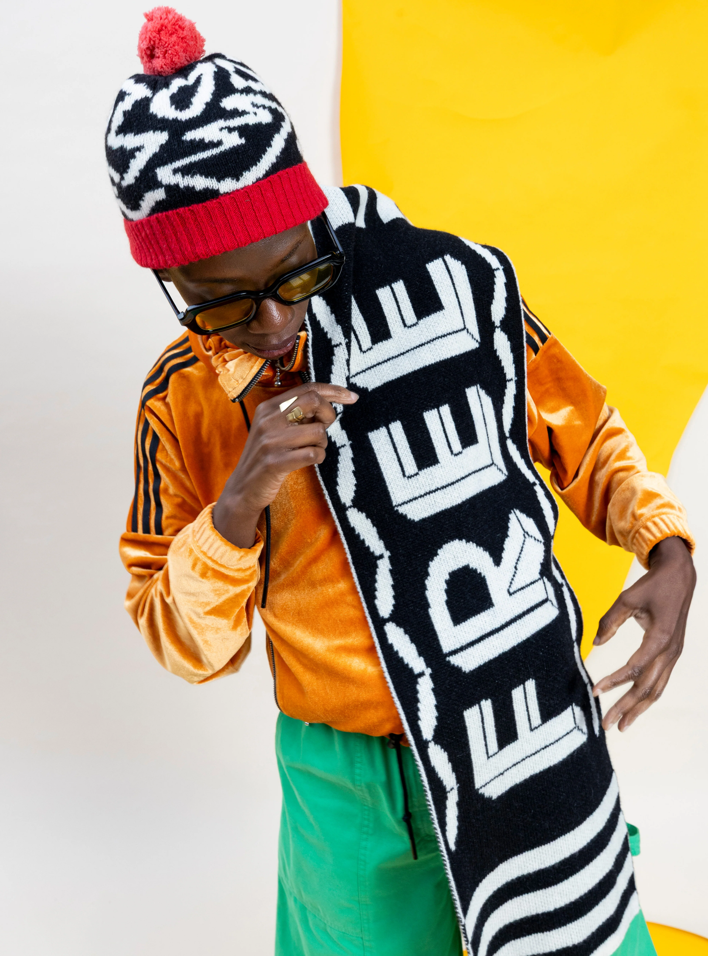 Miss PomPom Palestine Scarf
