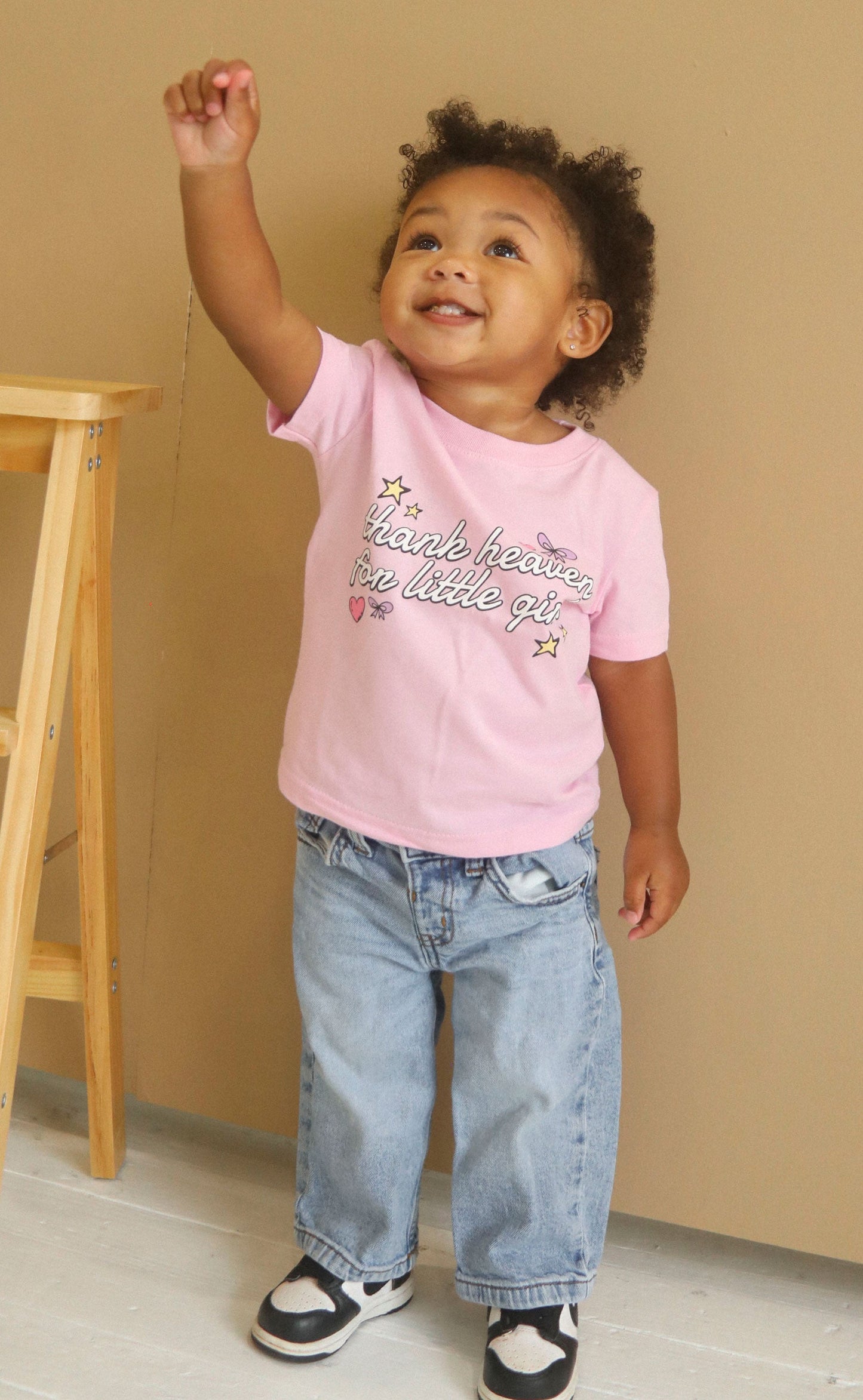 friday + saturday: thank heaven for little girls tee (baby)