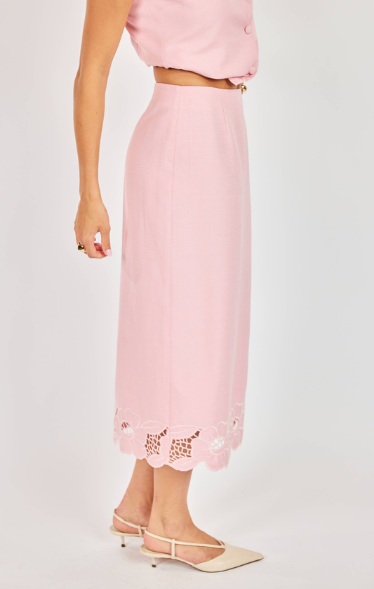 Blushing Midi Skirt