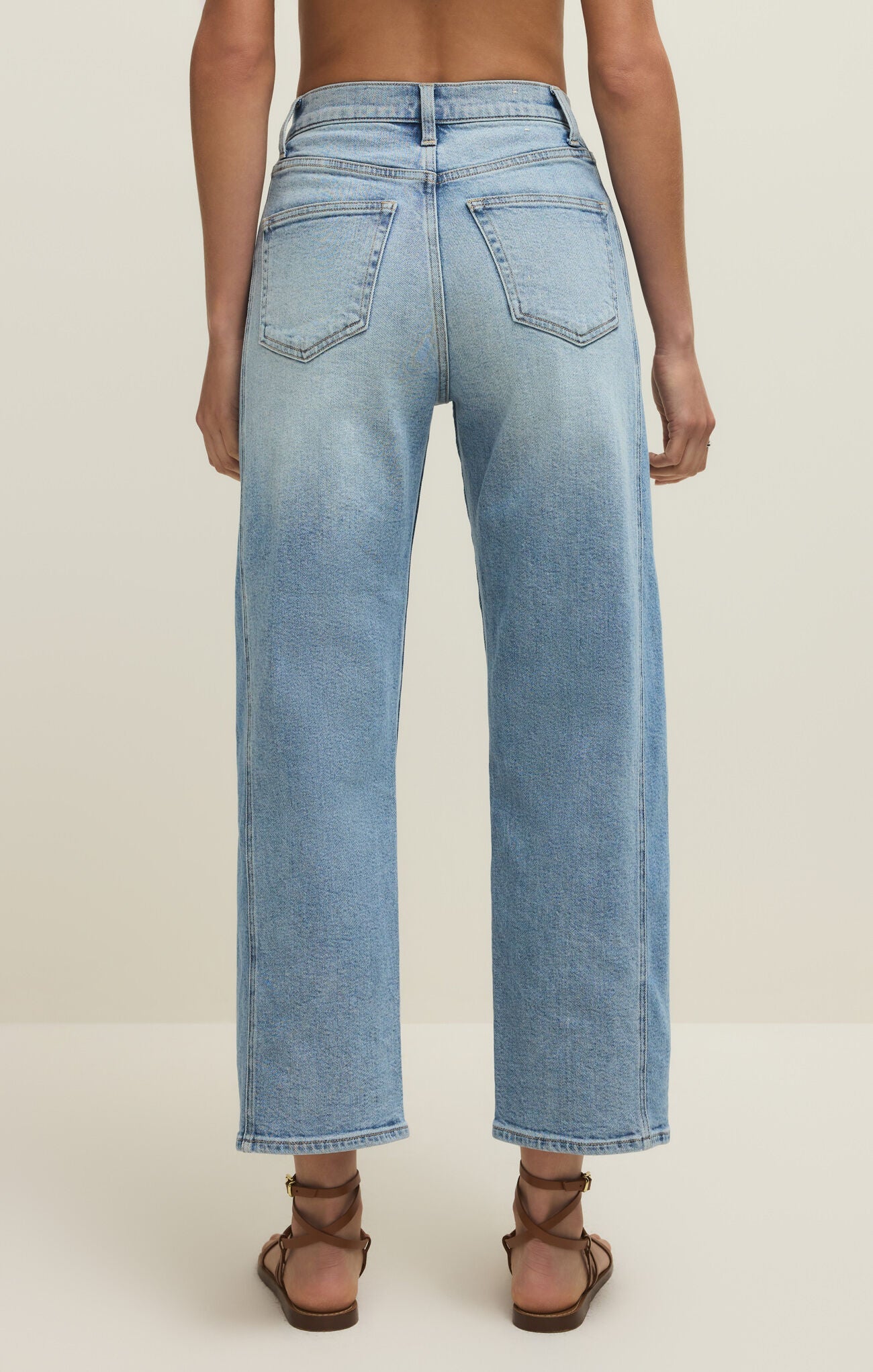 Luna High Rise Crop Bowed