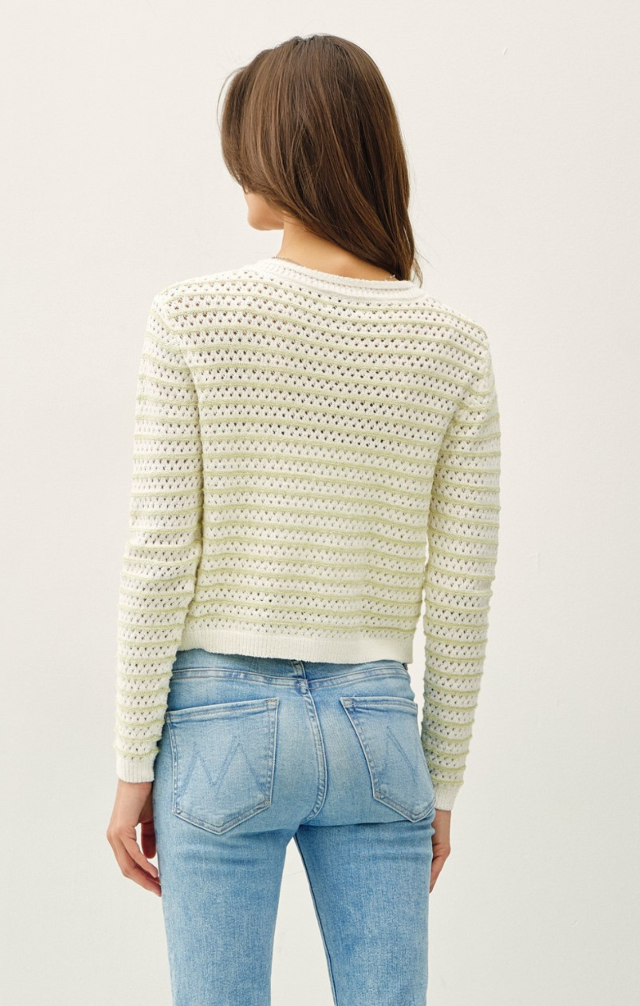 Quinn Striped Button Up Cardigan
