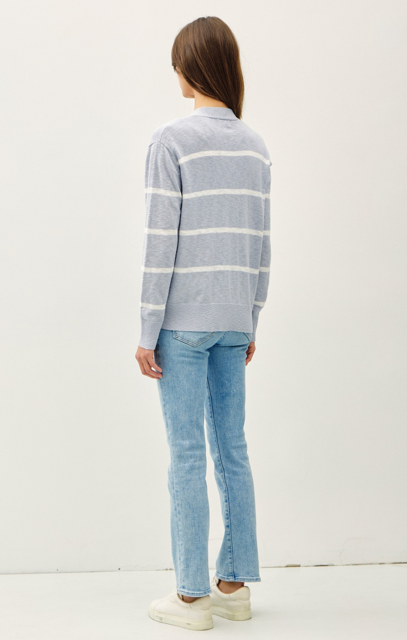 Marissa V-Neck Striped Cardigan