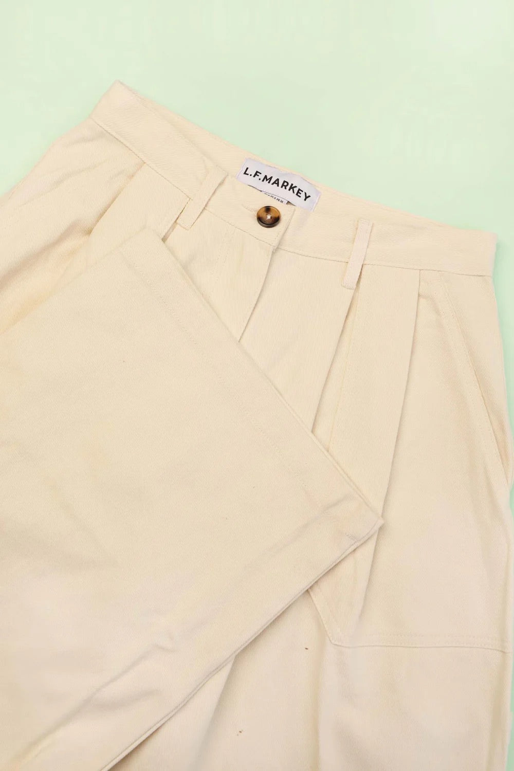 L F Markey Workpant Cream