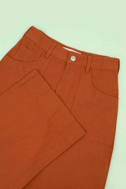 L F Markey Terracotta Carpenter Trousers