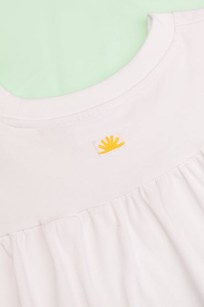 L F Markey White Peyton Top