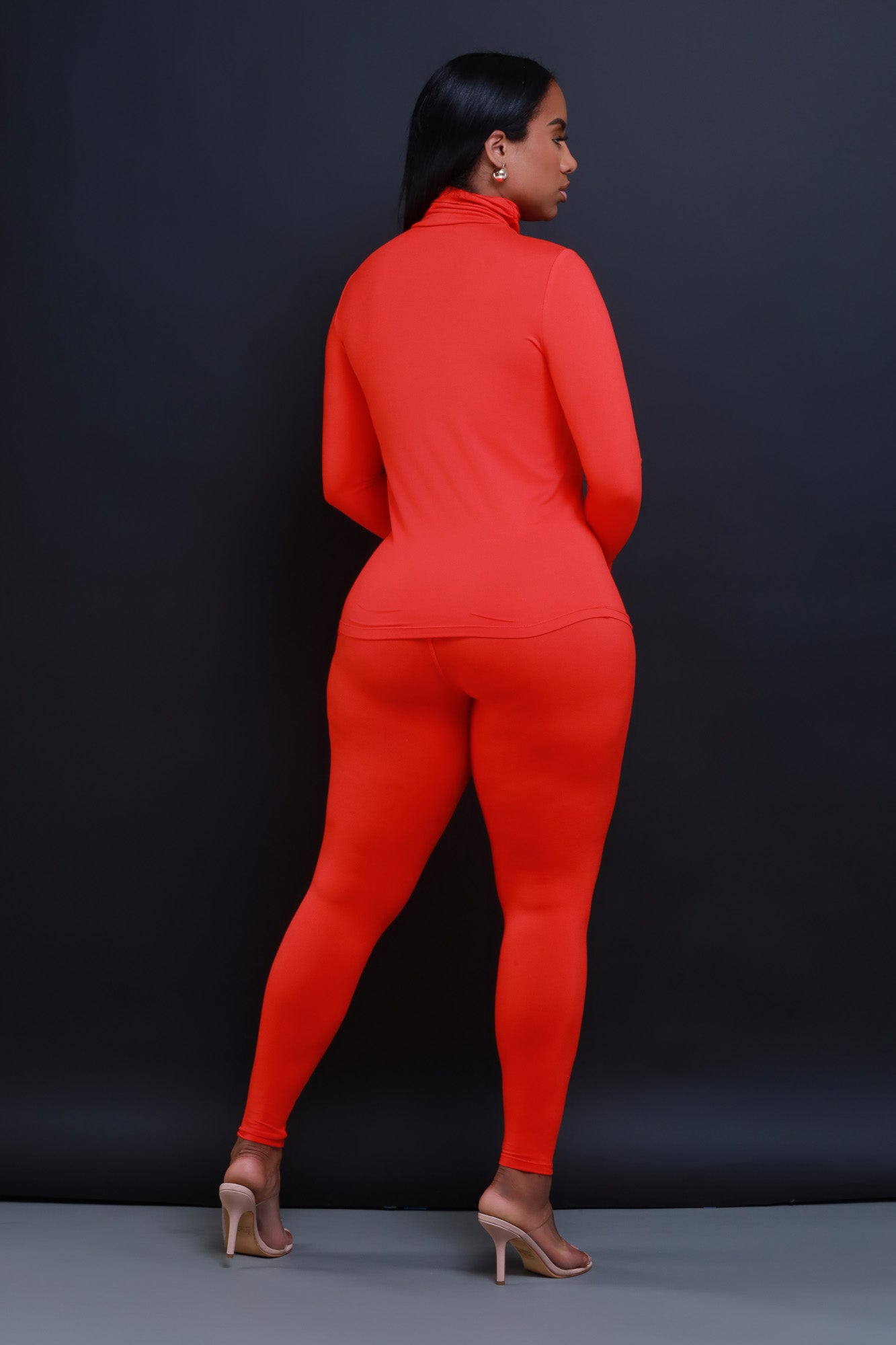 Record Timing Legging Set - Ruby