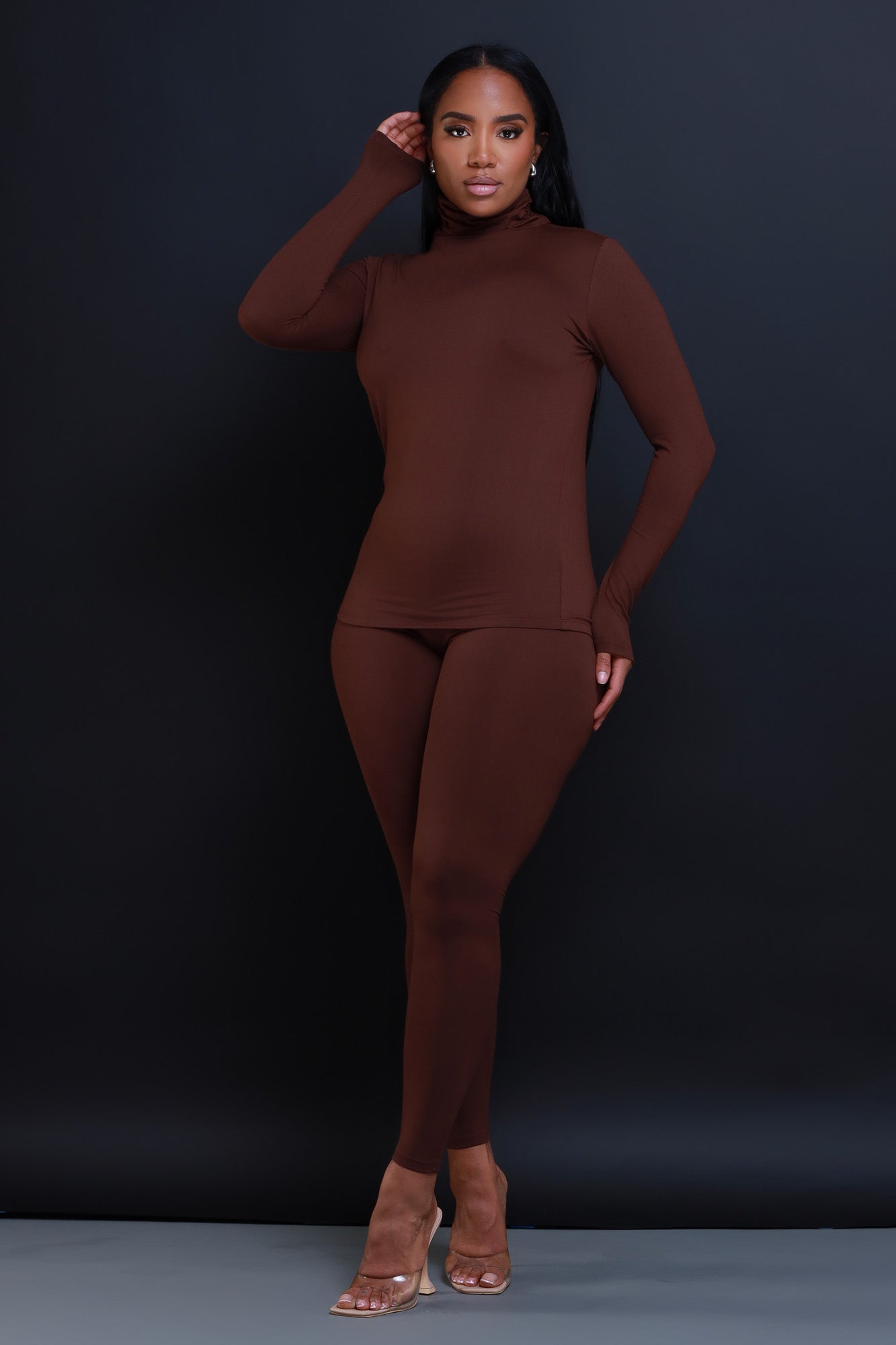 Record Timing Legging Set - Americano