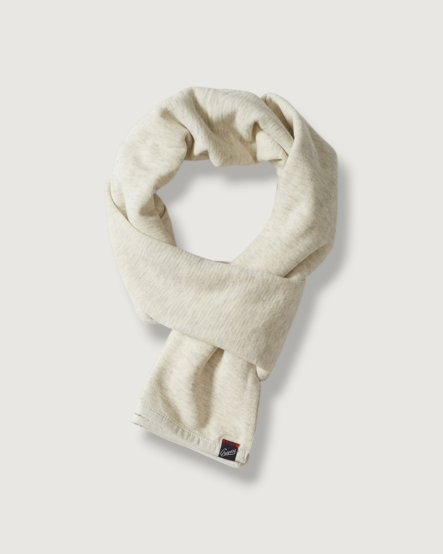 New Windsor Double Cloth Cotton Scarf - Oatmeal