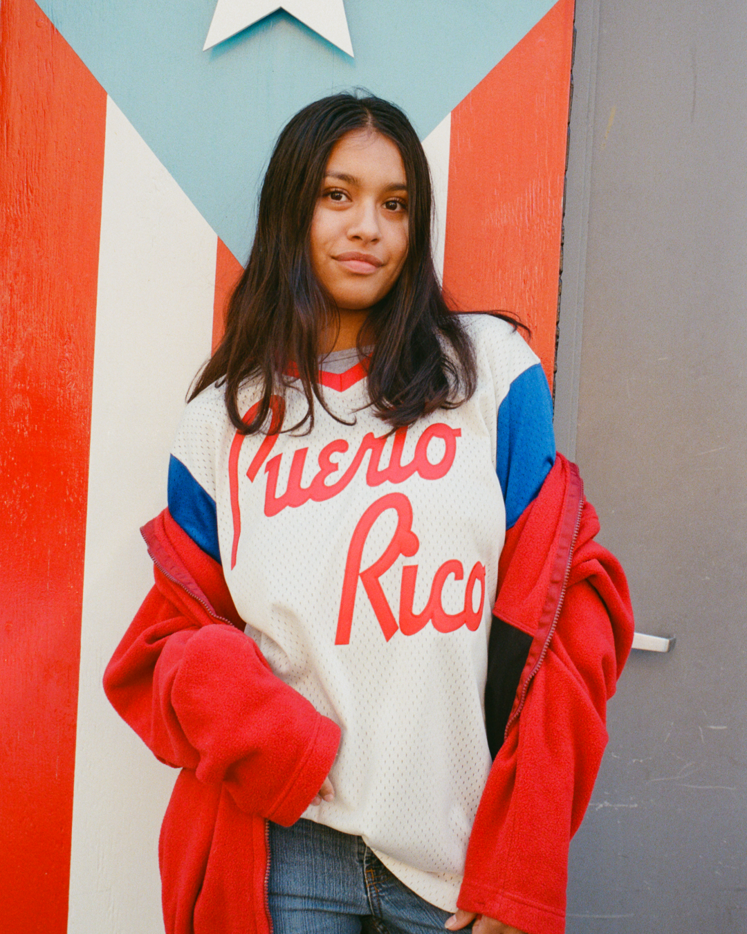 Puerto Rico 1976 National Team Mesh V-Neck Jersey