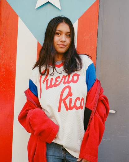 Puerto Rico 1976 National Team Mesh V-Neck Jersey