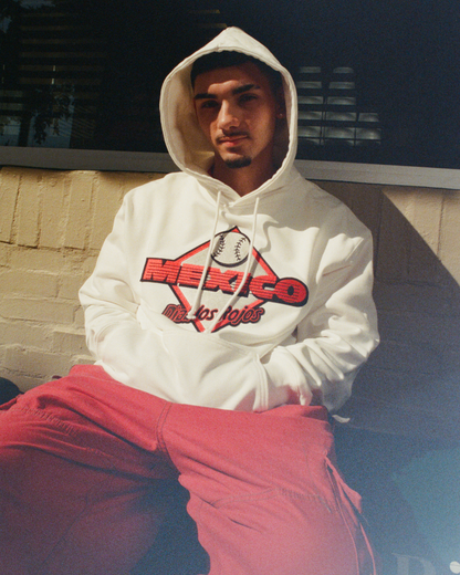 Diablos Rojos del Mexico Heavyweight Cotton Terry Pullover Hoodie