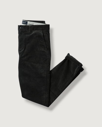 Corduroy Stretch Slim Fit Pants - Dark Olive
