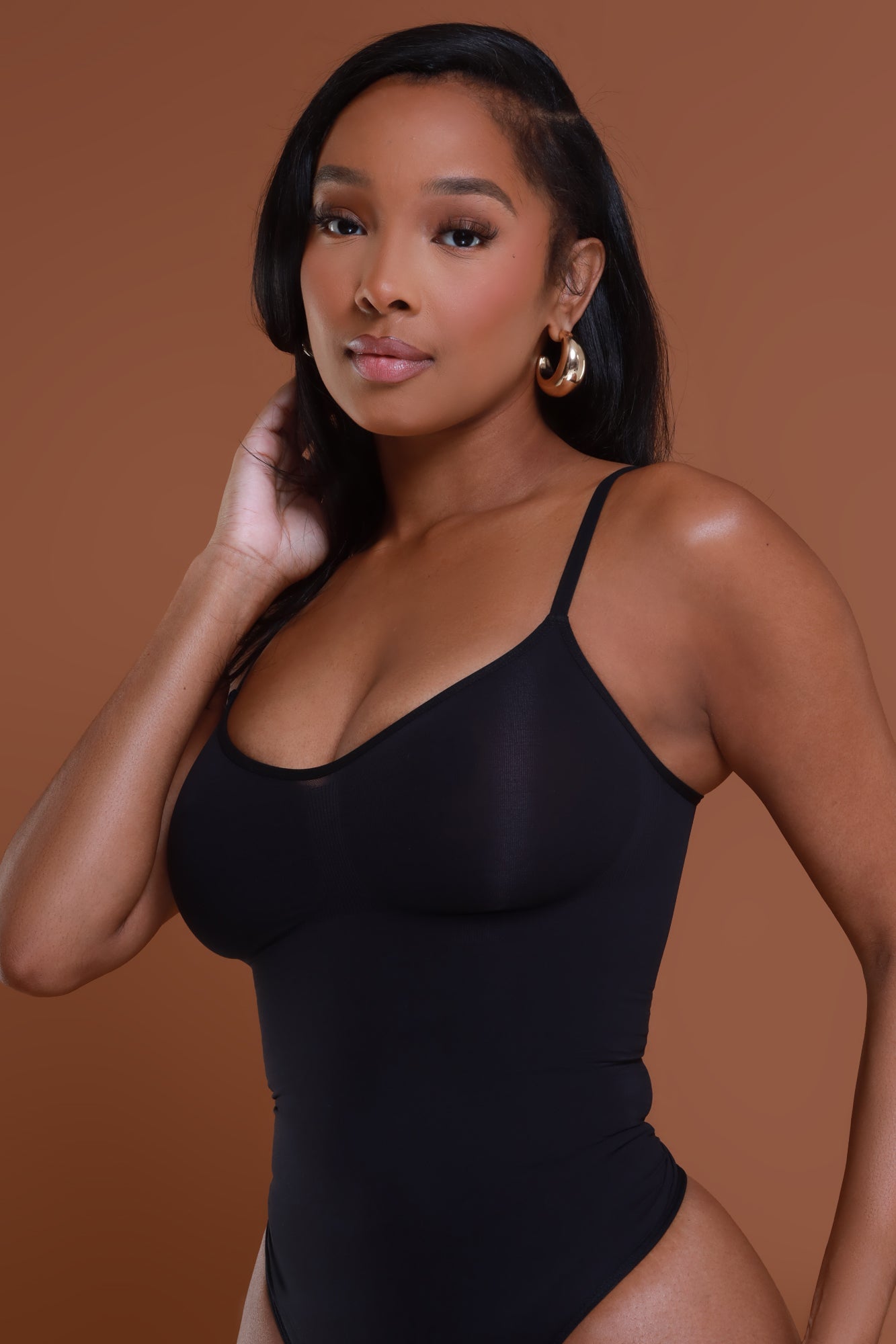 Seamless Sculpting Thong Body Shaper - Black No.131
