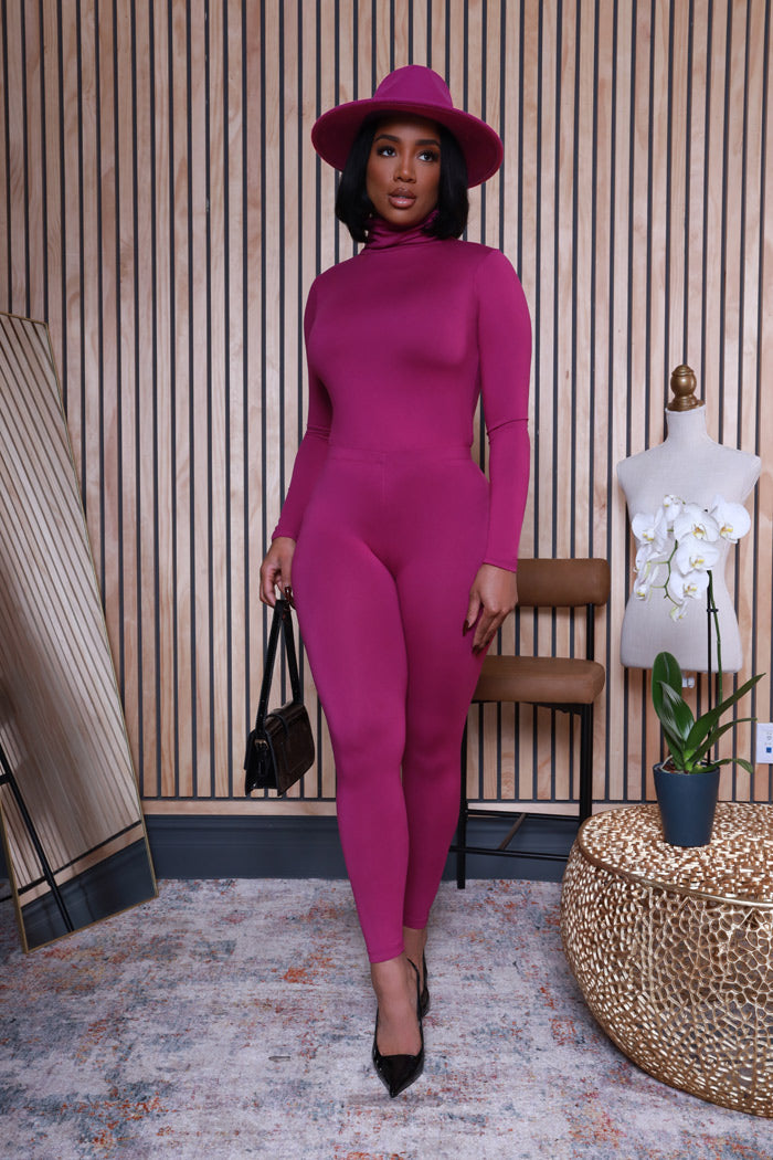 Record Timing Legging Set - Eggplant