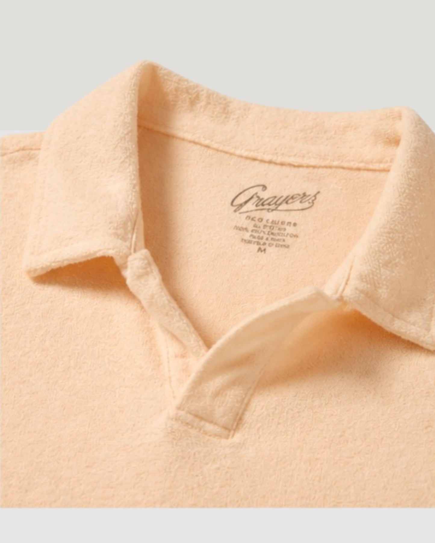 Riviera Terry Polo - Bleached Apricot