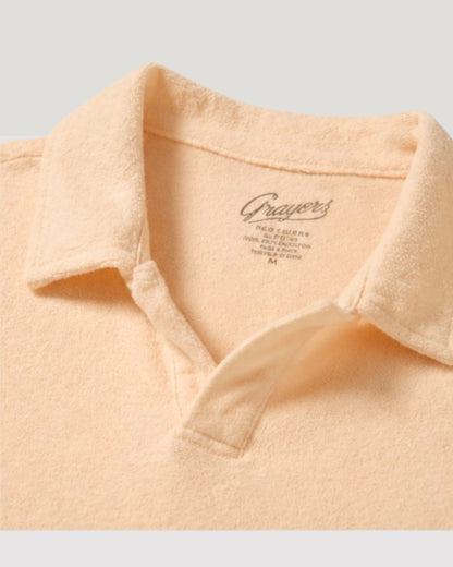Riviera Terry Polo - Bleached Apricot