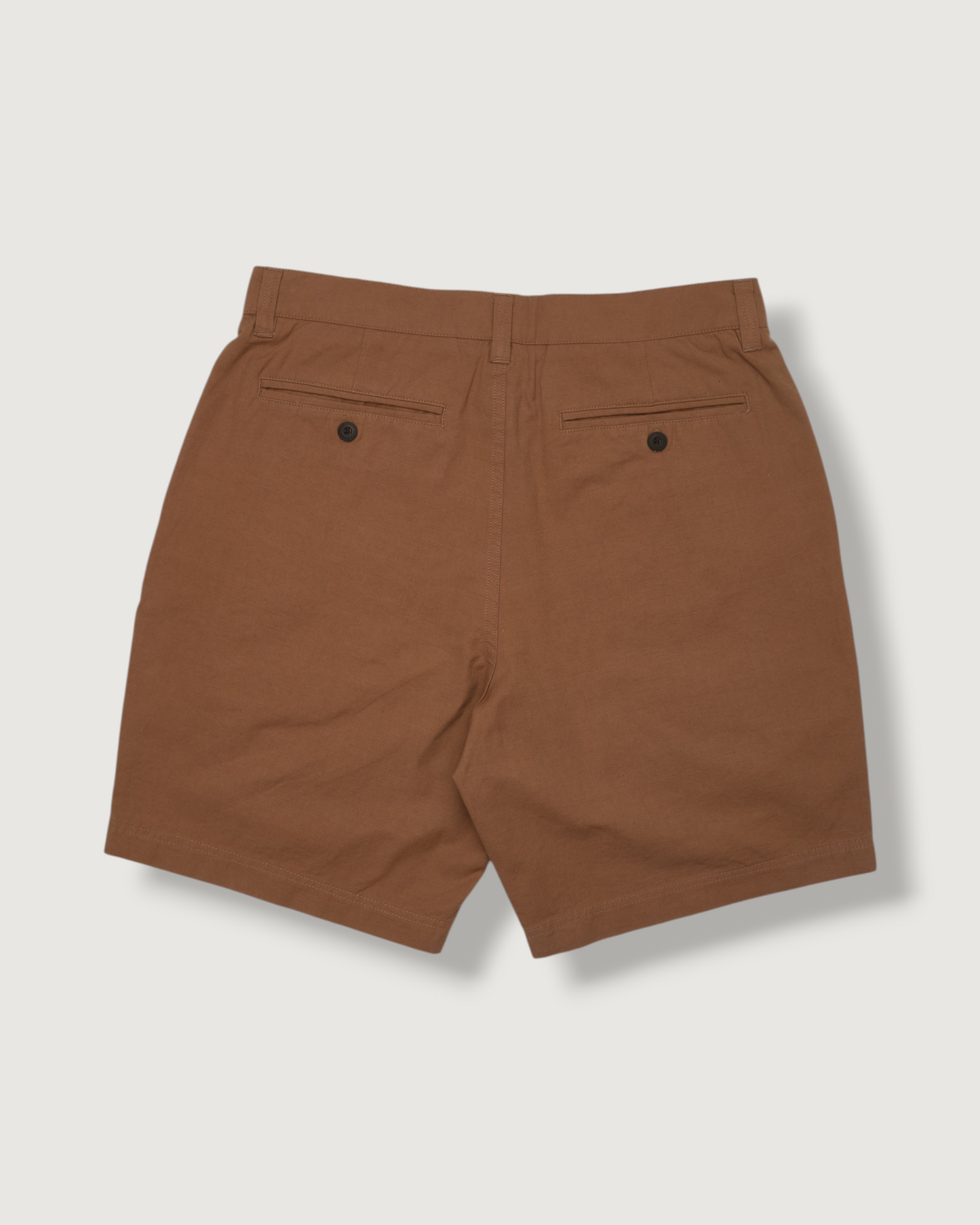 Bimini Linen Blend Shorts 8" - Coffee
