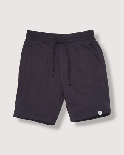 Elevated Jersey Draw Cord Shorts 8" - Dark Blue