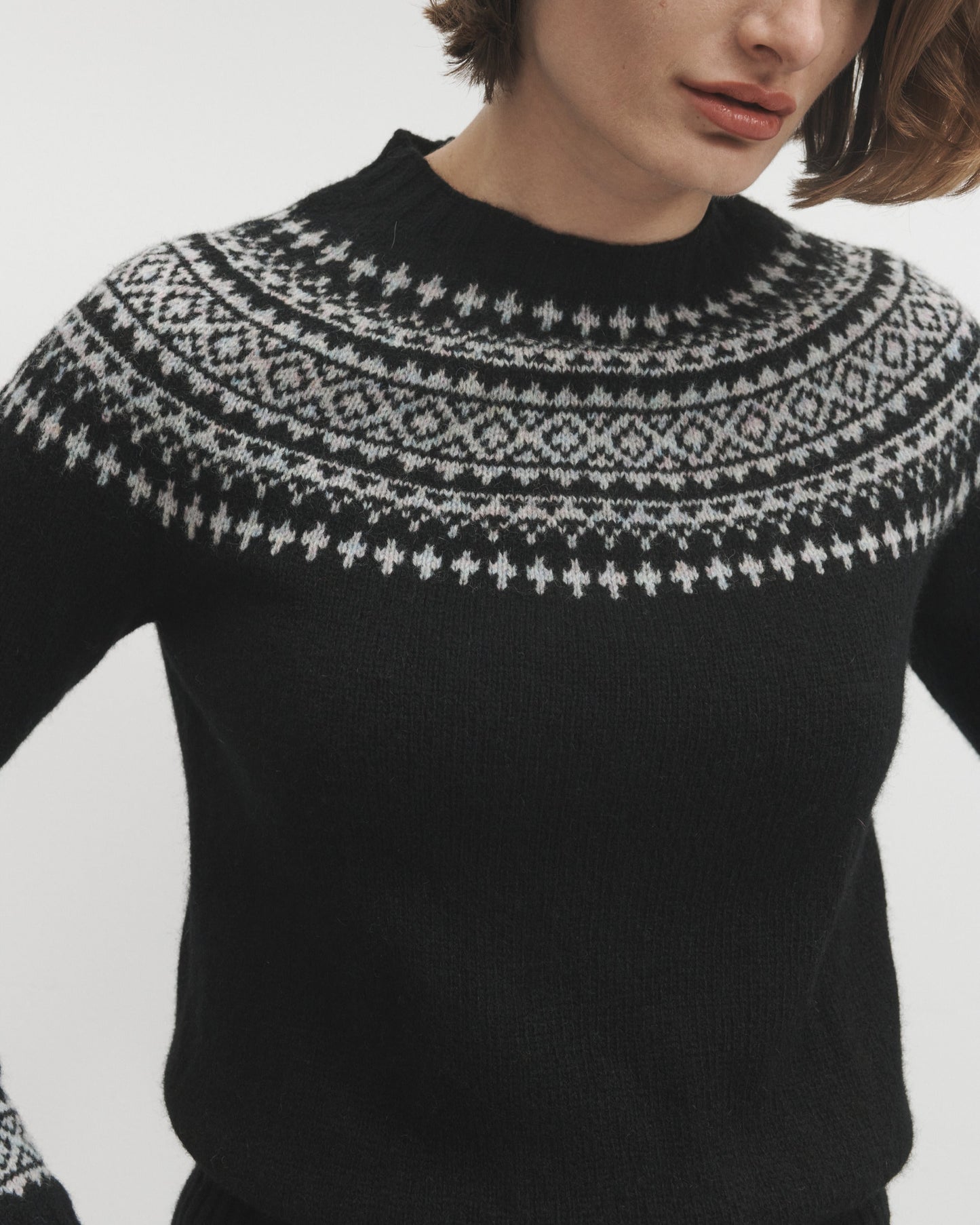 Lowie Black + Opal Snow Jumper